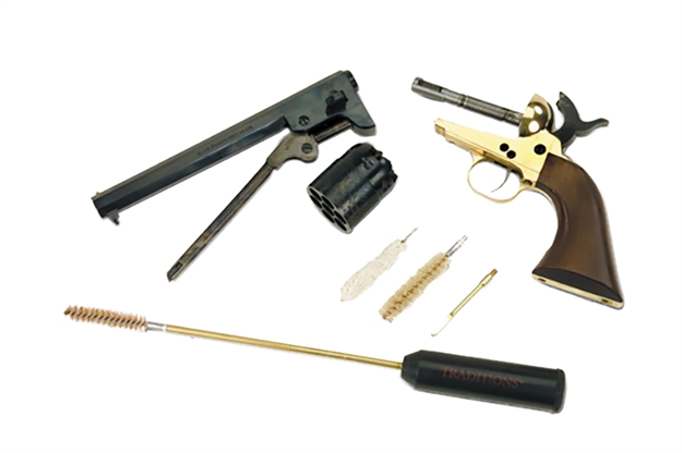 Picture of Traditions A3863 Pocket Cleaning Kit .44/.45 Cal Brushes/Swab/Jag/Rod 5Pc