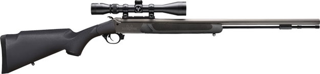 Picture of Traditions Cr841104421 Nitrofire Vapr 50 Cal 209 Primer 26" Gray Cerakote Fluted & Tapered Barrel, Drilled & Tapped Receiver, Realtree Edge Fixed Synthetic Stock CR584110440