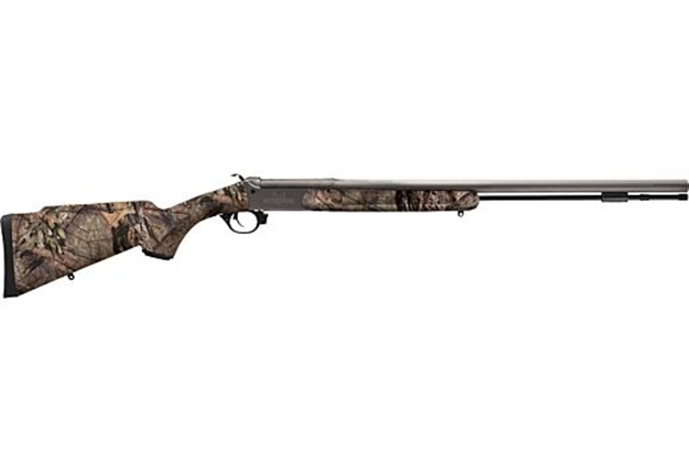 Picture of  Traditions Cr841104416 Nitrofire Vapr 50 Cal 209 Primer 26" Gray Cerakote Fluted & Tapered Barrel, Drilled & Tapped Receiver, Mossy Oak Break-Up Country Fixed Synthetic Stock 040589029696
