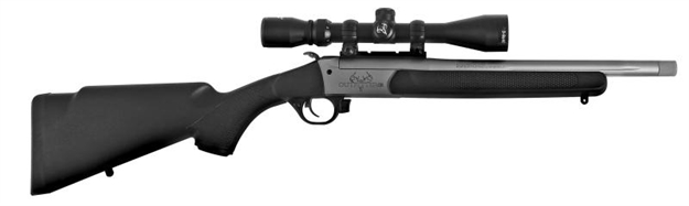 Picture of Traditions Outfitter G3 Single Shot Rifle, Syn Black, Cerakote,  300 Aac Blackout, 16.5" Barrel With3-9X40 Scope CR5-301130T 040589027500