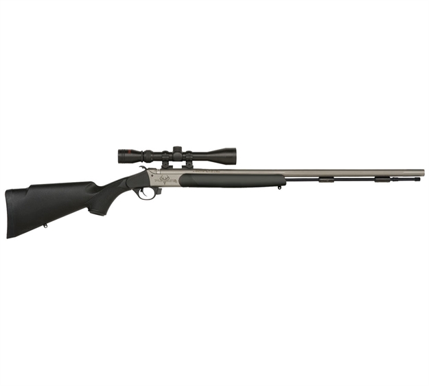 Picture of Traditions Pursuit G4 Ultralight Muzzleloader Pkg .50Cal Magnum 26" Bbl Black/Cerakote W/3-9X40 Scope & Case R5-741140DC