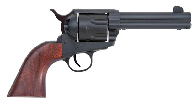 Picture of  Traditions Sat7322053 1873 Rawhide 22 LR Caliber With 4.75" Barrel, 6Rd Capacity Cylinder, Overall Blued Finish Steel & Walnut Grip