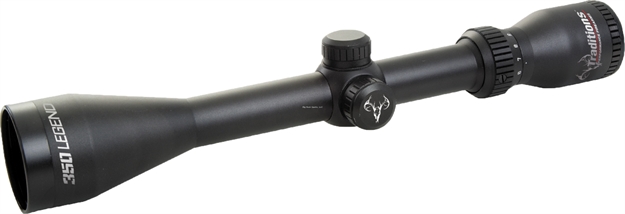 Picture of Traditions Scope 3-9X40 350 Legend, Matte Finish With Illuminated Range-Finding Reticle IN Red And Green