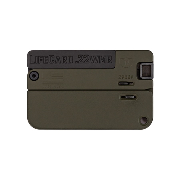 Picture of Trailblazer Firearms Tbzr Lifecard 22Wmr Aluminum OD Green LC2-ODG 850006047161