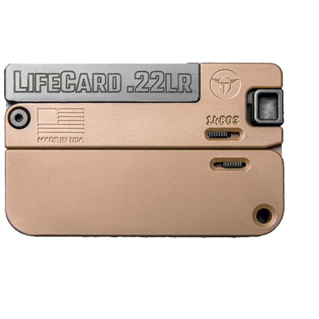 Picture of Trailblazer Firearms Tbzr Lifecard 22Lr Aluminum Brown LC1BBN 850006047376