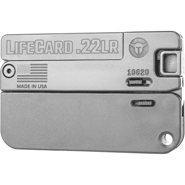 Picture of Trailblazer Firearms Tbzr Lifecard 22Lr Aluminum Sniper Grey LC1SG