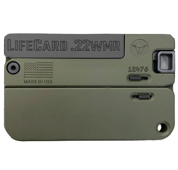 Picture of Trailblazer Firearms Tbzr Lifecard 22Wmr Aluminum OD Green LC2-ODG