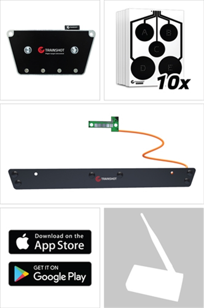 Picture of Trainshot Range Kit 1-Ext Bar 1-Bluetooth Unit 10-Targets