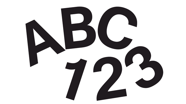 Picture of Transfer Monogram Company Bernard Blk Ltr W