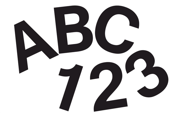 Picture of Transfer Monogram Company Bernard Blk Nbr 0