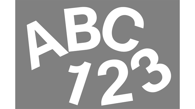 Picture of Transfer Monogram Company Bernard Wht Ltr M