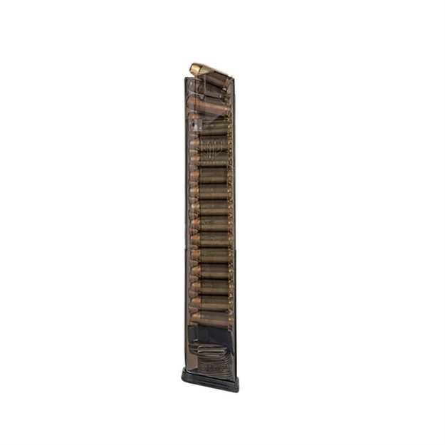 Picture of Ets Group Group Smkglk22210 Pistol Mags  30Rd Extended 40 Cal Compatible W/Glock 22/23/24/27/35 Smoke Polymer SMK-GLK-22-210 850016478535