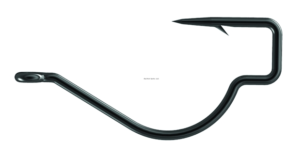 Picture of Trapper Tackle Finesse Series Drop Shot Hook, Size 2, Standard Wire, Live Bait, Black Nickel, 25 Per Pack