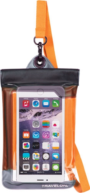Picture of Travelon Waterproof Smart Phone/Camera Pouch Orange