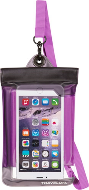 Picture of Travelon Waterproof Smart Phone/Camera Pouch Purple
