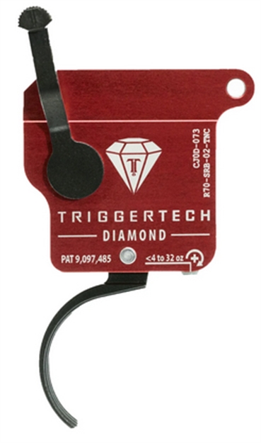 Picture of Triggertech R70srb02tnc Diamond Without Bolt Release Single-Stage Traditional Curved Trigger With 0.30-2 Lbs Draw Weight For Remington 700 Right R70-SRB-02-TNC 885768000703