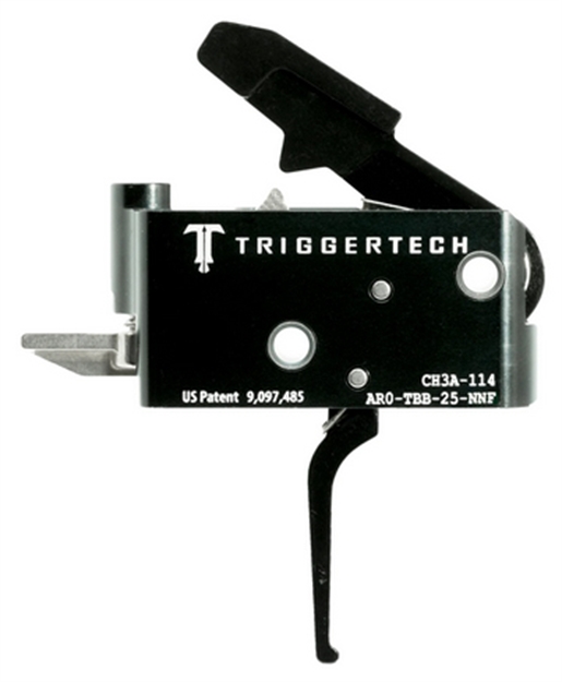 Picture of Triggertech Arotbb25nnf Adaptable Primary Two-Stage Flat Trigger With 2.50-5 Lbs Draw Weight For Ar-15 Right AR0-TBB-25-NNF