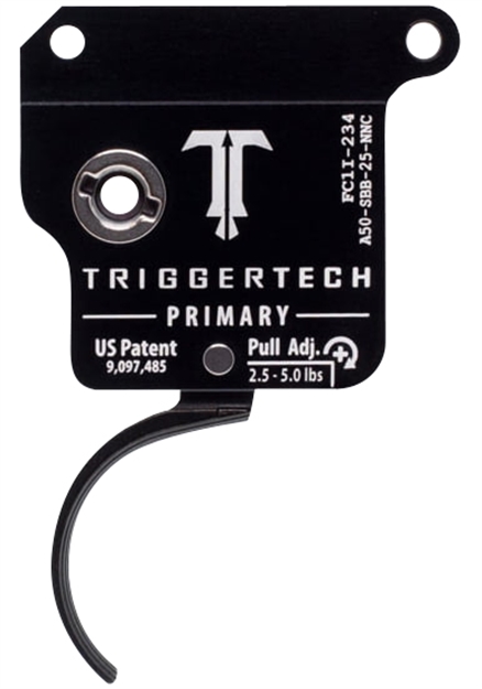 Picture of Triggertech A50sbb24nnc Primary Without Bolt Release Armalite Ar-50 Black Pvd Single-Stage Traditional Curved 2.50-5 Lbs