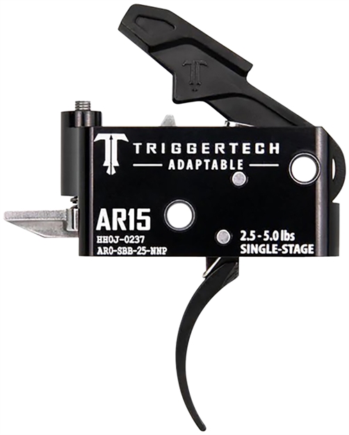 Picture of  Triggertech Ar0sbb25nnp Adaptable  Pro Curved Single-Stage 2.5-5.0 Lbs Adjustable For Ar-15
