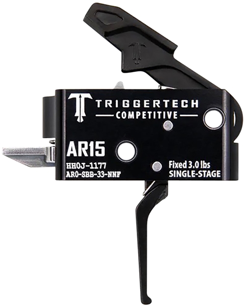 Picture of  Triggertech Ar0sbb33nnf Competitive  Flat Single-Stage 3 Lbs Fixed For Ar-15