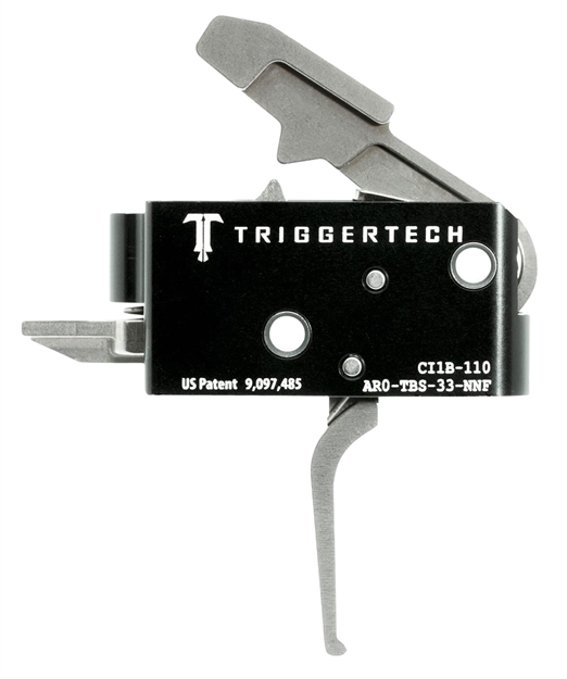 Picture of Triggertech Ar0tbs33nnf Competitive Primary Two-Stage Flat Trigger With 3.50 Lbs Draw Weight For Ar-15 Right AR0-TBS-33-NNF