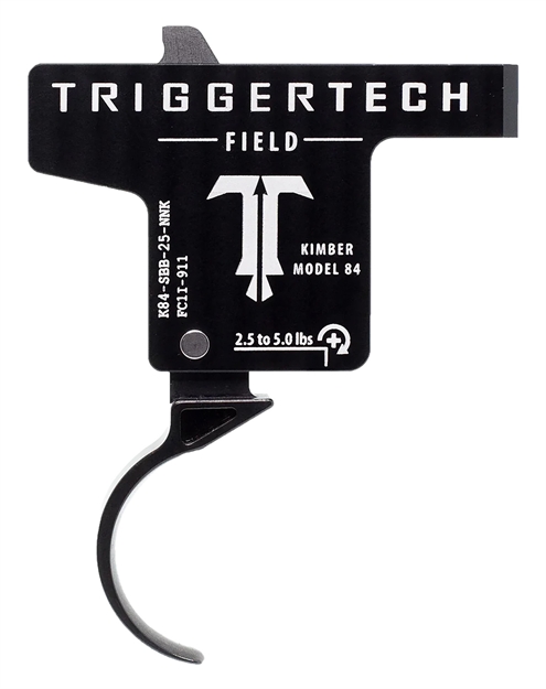 Picture of  Triggertech K84sbb25nnk Field  Single-Stage Curved Trigger With 2.50-5 Lbs Draw Weight & Black Pvd Finish For Kimber M84 885768001359