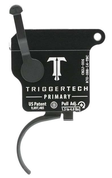 Picture of Triggertech R70sbb14tbc Primary  Single-Stage Traditional Curved Trigger With 1.50-4 Lbs Draw Weight For Remington 700 Right R70-SBB-14-TBC 885768000161