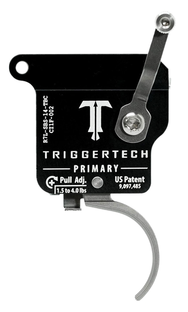 Picture of  Triggertech R7lsbs14tbc Primary  Single-Stage Traditional Curved Trigger With 1.50-4 Lbs Draw Weight For Remington 700 Left 885768000048