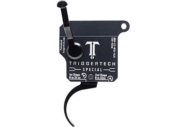Picture of  Triggertech R70tcb13tnp Special  Two-Stage Pro Curved Trigger With 1-3.50 Lbs Draw Weight & Matte Gray W/Black Parts Finish For Remington 700 Right