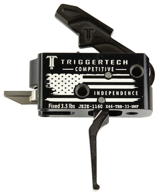 Picture of  Triggertech X46tbb33nnf Competitive Independence Black/White Fits Ar-15