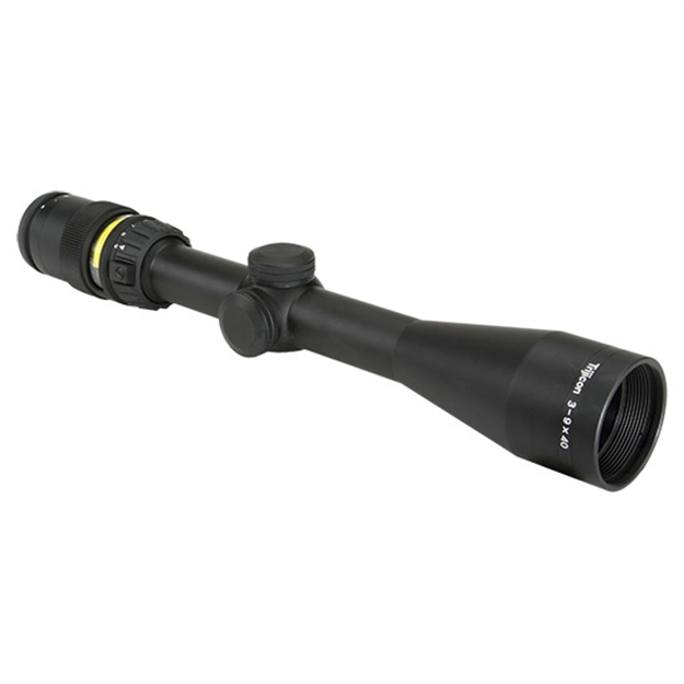 Picture of Trijicon 200004 Accupoint  Black Hardcoat Anodized 39X40mm 1" Tube Illuminated Mil-Dot Crosshair W/Amber Dot Reticle TR20-2