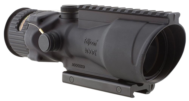 Picture of Trijicon 10001 Acog 6X 48Mm Obj 17 FT @ 100 Yds Fov 48Mm Tube Black Chevron