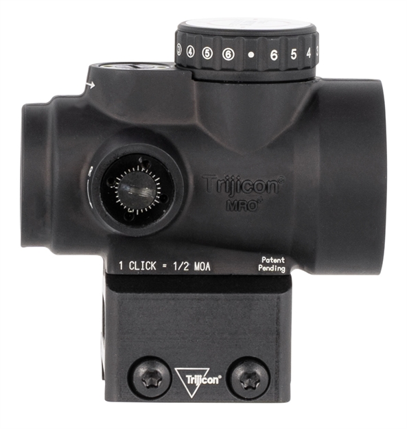 Picture of Trijicon 2200052 Mro HD Matte Black 1 X 25 MM 2 Moa Red Dot/68 Moa Circle Multi Reticle Full Cowitness Mount MROC2200052