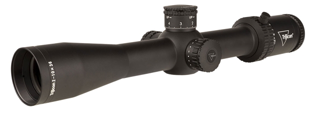 Picture of Trijicon Credo2-10X36 Fst Fcal Plane (Ffp)Riflescope W/Red Mrad Precision Tree, 30Mm Tube, Matte Blk, Exposed Elevation Adjter CR1036-C-2900038