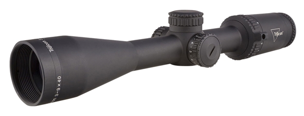 Picture of Trijicon Credo 3-9X40 Second Focal Plane (Sfp) Riflescope W/ Green Mil-Square, 1 In. Tube, Matte Black, Low Capped Adjusters CR940-C-2900042