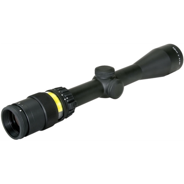Picture of Trijicon 200000 Accupoint  Black Hardcoat Anodized 3-9X40mm 1" Tube Illuminated Amber Triangle Post Reticle TR20 719307400139