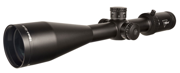 Picture of Trijicon 3000001 Tenmile HX  3-18X 44Mm Obj 35.30-5.90 FT @ 100 Yds Fov 30Mm Tube Satin Black Finish Led Illuminated Red/Green Moa Precision Tree TMHX1844-C-3000001