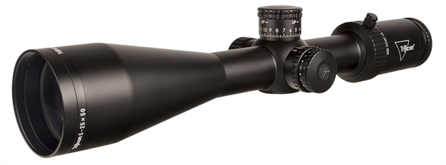 Picture of Trijicon Tenmile HX 5-25X50 Second Focal Plane (Sfp) Riflescope W/Rd Moa Centr Dot, 30Mm Tbe,Satin Blk,Expsd Elevation Adjter TMHX2550-C-3000010