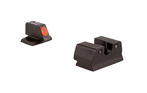 Picture of Trijicon 600678 HD NS FN F/R Green Tritium Orange Front Outline