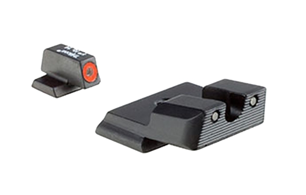 Picture of Trijicon 600721 HD Night Sights  Green/Tritium Yellow Outline Front Sight-Green Tritium Black Outline Rear Sight Smith & Wesson M&P Shield/M&P Shield Plus SA139-C-600721 719307211940