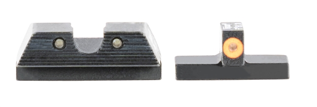 Picture of  Trijicon 600984 HD XR Night Sights  Green/Tritium Orange Outline Front Sight-Green Tritium Black Outline Rear Sight Beretta Apx