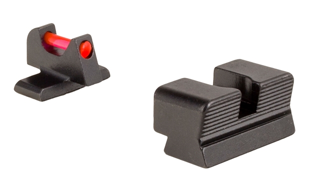 Picture of Trijicon 601050 Fiber Sights  Red/Fiber Optic Front Sight-Black/Blank Rear Sight Sig Sauer P225/P226/P228 #8 Front/#8 Rear SG701-C-601050 719307270435