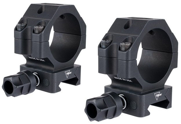 Picture of  Trijicon Ac22065 Scope Rings With Q-Loc Technology  Matte Black Aluminum 30Mm Tube Medium