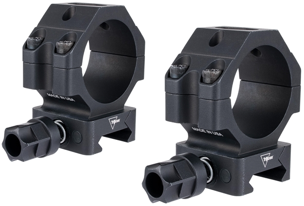 Picture of  Trijicon Ac22069 Scope Rings With Q-Loc Technology  Matte Black  34Mm Medium