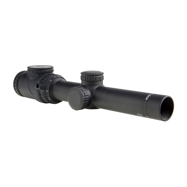 Picture of Trijicon 200090 Accupoint Tr25 Matte Black 1-6X24mm, 30Mm Tube Illuminated Red Triangle Post Reticle TR25C200090 719307401662