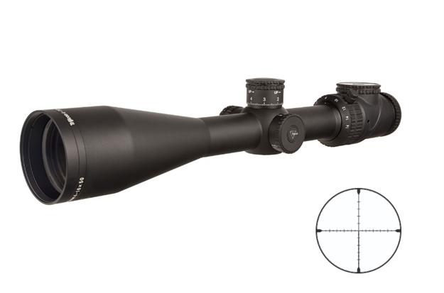 Picture of Trijicon Accupoint 4-16X50 Riflescope Mrad Ranging Crosshair W/ Green Dot, 30Mm Tube, Matte Black, Exposed Elevation Adjuster TR31-C-200148