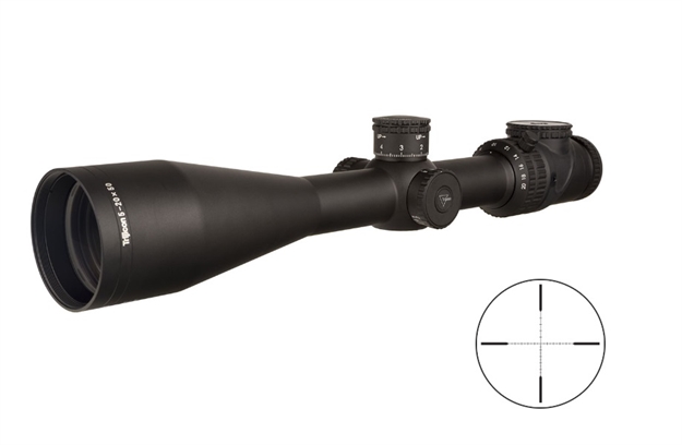 Picture of Trijicon Accupoint 5-20X50 Riflescope Mrad Ranging Crosshair W/ Green Dot, 30Mm Tube, Matte Black, Exposed Elevation Adjuster TR33-C-200149 719307403611