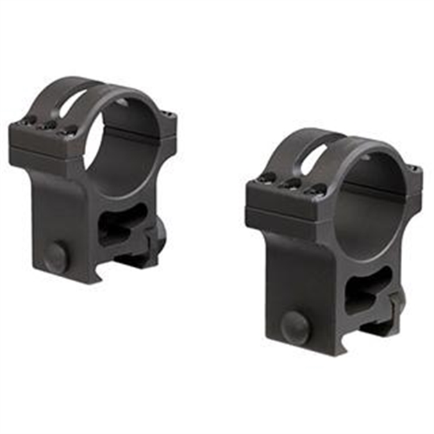 Picture of Trijicon Ac22015 Scope Ring Set Heavy Duty Picatinny Rail 30Mm Tube Black Parkerized Steel TR110