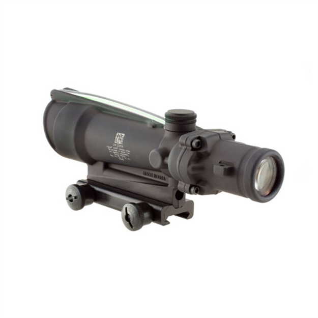 Picture of Trijicon 100163 Acog  Black Hardcoat Anodized 3.5X 35Mm Illuminated Green Crosshair .223/5.56 Bdc Reticle TA11J-G