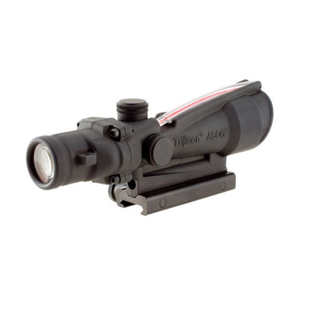 Picture of Trijicon 100154 Acog  Black Hardcoat Anodized 3.5X35mm Illuminated Red Horseshoe .308/7.62 Bdc Reticle TA11H308 719307302570
